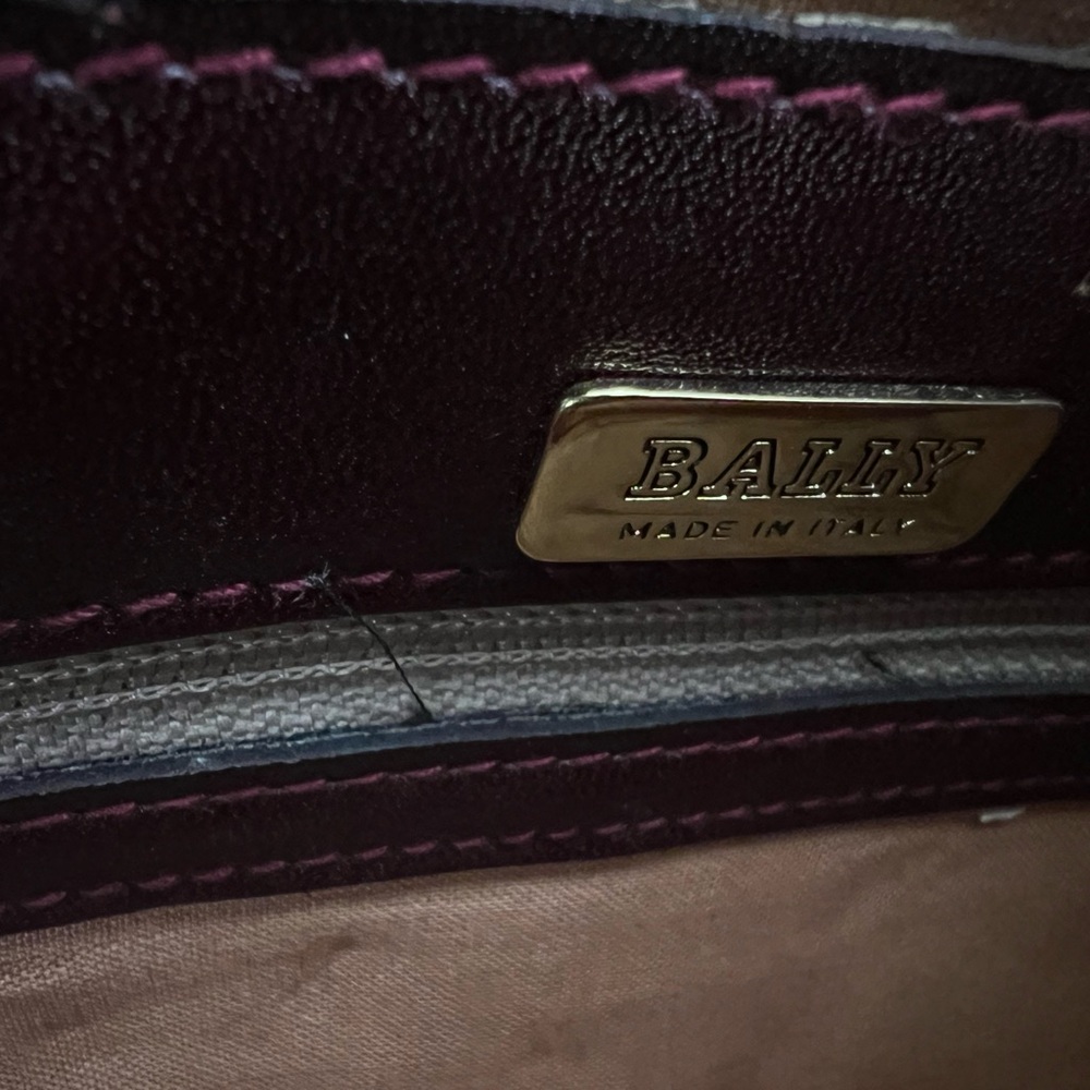 Bally Leather burgundy Satchel - Picture 12 of 15